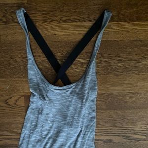 Victoria secret gray strappy maxi dress
